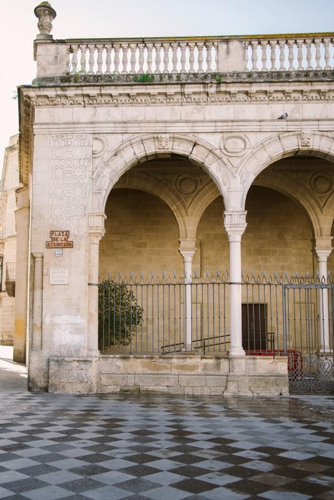 Historische straat in Jerez.
